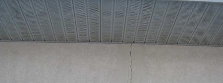 Photo 6-control joints should be cut into the EIFS