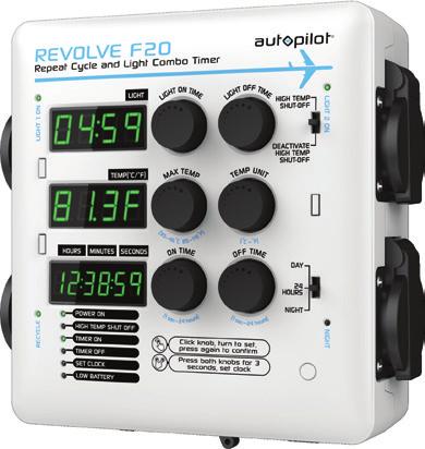 OVERVIEW Thank you for purchasing the Autopilot REVOLVE F20 (APE2200) Repeat Cycle and Light Combo Timer.