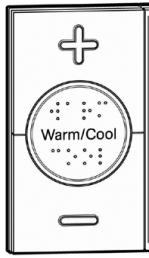 Warm and Cool Temperature Adjustment The Warm and Cool target temperature settings on the ThermoPlus AS2-RF are fully adjustable.