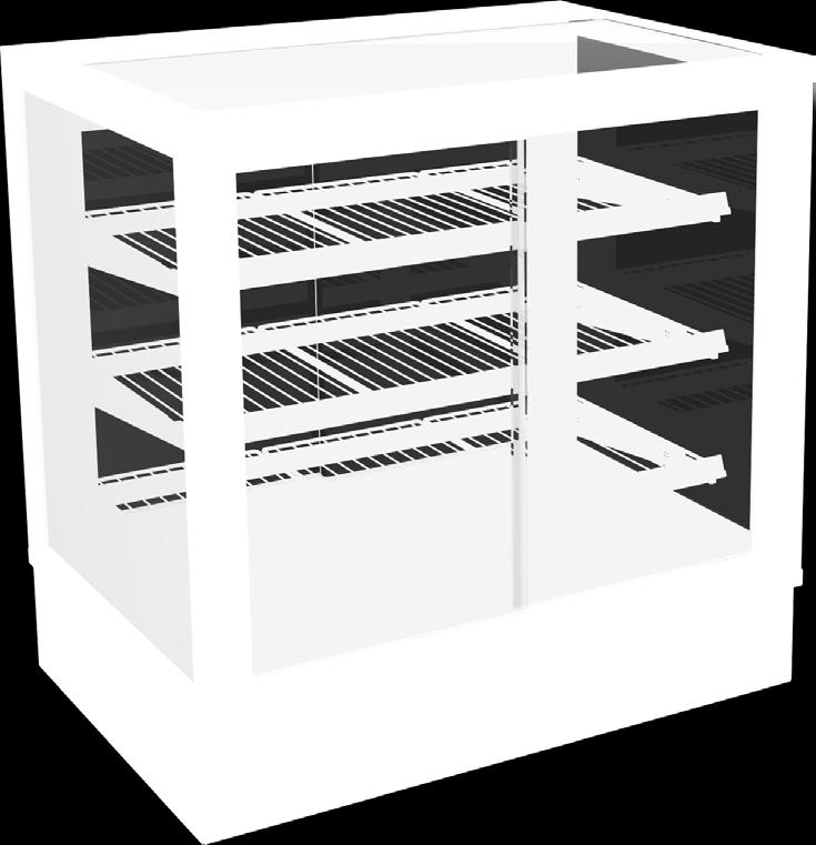 adjustable shelves Ticket strips on shelves and deck