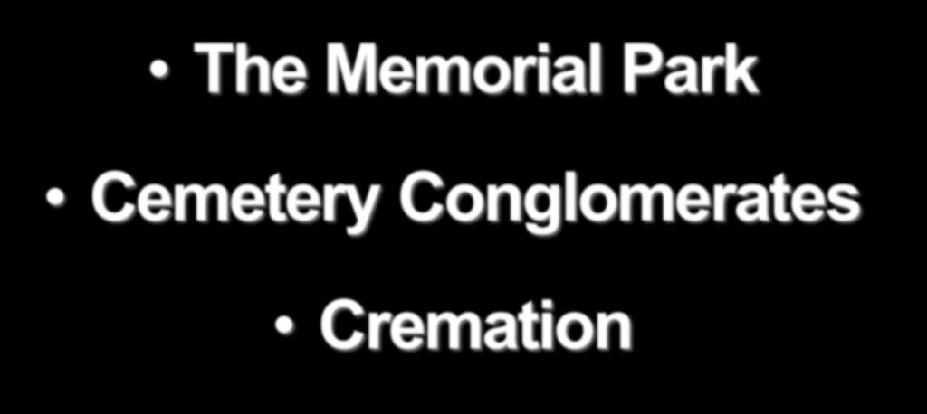 Cemetery Conglomerates