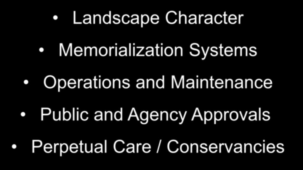 Natural ( Green ) Burial Landscape Character Memorialization Systems