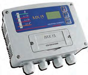 mounting 3 built-in discrete relays For any transmitters/detectors Continuous self-checking MX 32