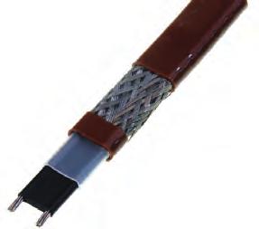 Self-Regulating Cables Raychem BTV cable provides freeze protection on metal and