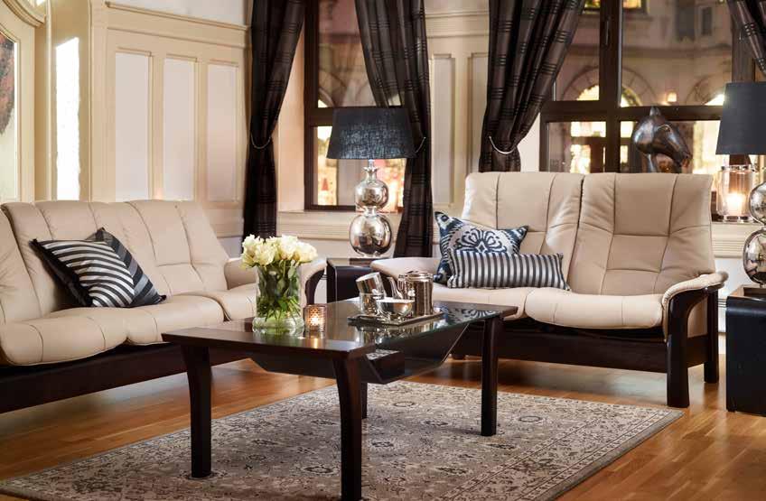 High or low The Stressless Buckingham and Stressless Mayfair are a superb combination of high and low backs With a blend of optimum comfort, classic shapes and clean lines, this makes the perfect