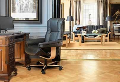 Comfort on wheels Our line of Stressless Home Office chairs are our contribution to a truly satisfying home office experience.