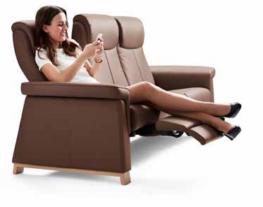 The headrest can be used on existing Stressless E200, E300, E400, E600 and E700 units, and is easily mounted.