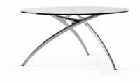 W:54" L:23 ½" H: 18 ½" / Ø:21 ¾" H: 20 ½" EKORNES WINDSOR TABLE Enhance the décor of your home with our Windsor table.