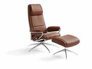 Glossary Stressless City Low Back Chair, W:31½" H:34¼"-35¾" D:28" Seat height 17"-18½" Stressless City Chair, W:31½" H:44"-45½" D:28" Seat height 17"-18½" Ottoman, W:21¾" H:16½"-18 D:15" Stressless