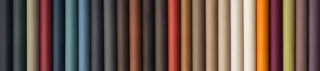PALOMA is a slightly corrected leather with a combination of dyes and pigments that smoothes down some of the structure (the grain pattern) of the leather.