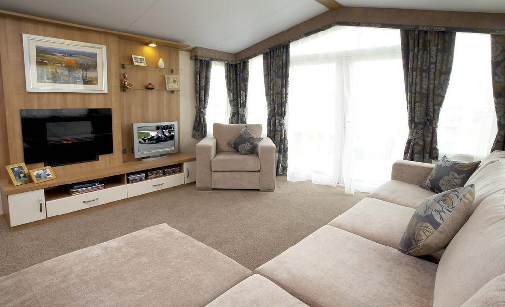 PISCES-2 a combination of space and luxury The Pisces has a spacious, open plan living area