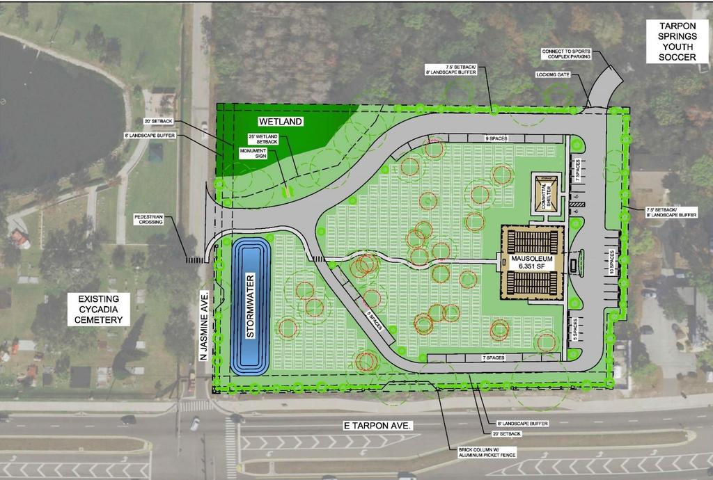 Master Site Plan Continued Access from N. Jasmine Ave.