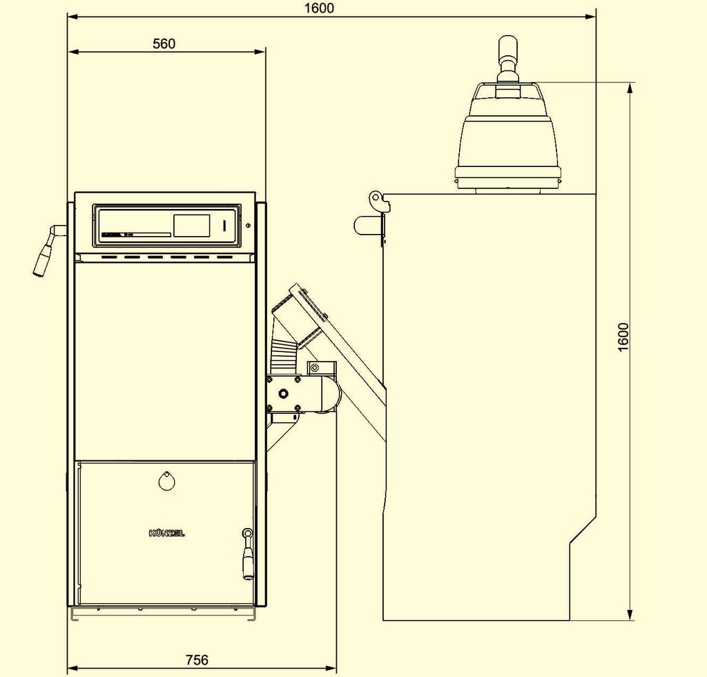 Figure 21: The PL-M pellet boiler, Boiler