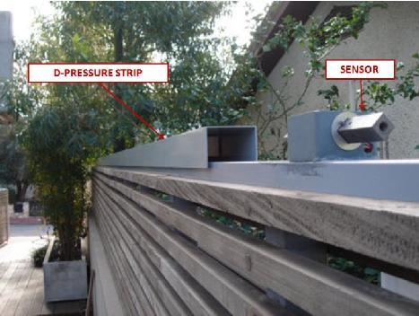 D-Pressure Strip Wall Protection D-Fence's Wall protection system with a built-in