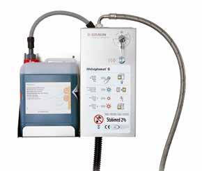MANUAL REPROCESSING DECENTRALIZED AUTOMATIC DOSING UNIT Melseptomat G with the key to success FEATURES Single button operation Extremely robust stainless steel housing (1.