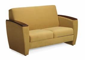 Wood Armcaps. GC3741 Lounge Chair.