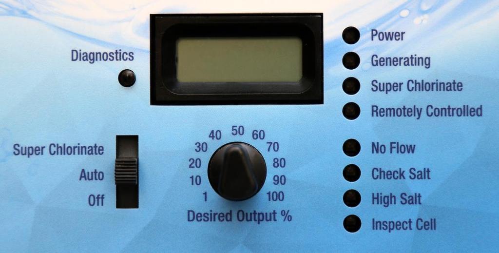 How To: Adjust Chlorine Output The Desired Output % dial, sets the level of cell operation in % of operating time, in 3 hour increments.
