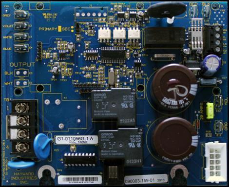 AquaRite: Main PCB Layout B E A B PCB Input Power (120/240VAC) Transformer Input (120VAC & 120VAC) C C External Control Jumper D Display Output (5-10VDC) D G F E F G Rectifier Output