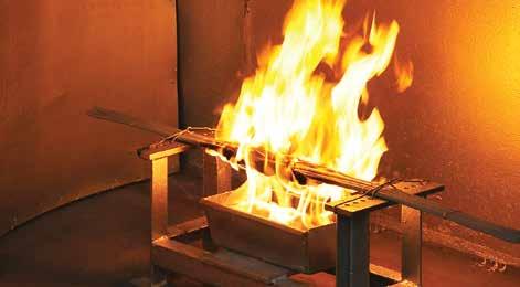D-PERFORMANCE TESTS D1 Fire Resistance Tests Flame Propagation Test for Single Cable (IEC 60332-1-2) This test is performed by the application of a flame, as specified in the standards, on a single