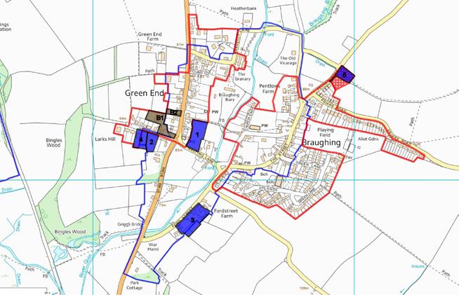 5.4.4 Development Site Allocation Once all the sites detailed on the Proposals Map had been assessed, those deemed suitable were put forward to the Parish Council for consideration.