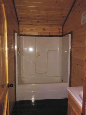 room to upgrade to a tub/shower.