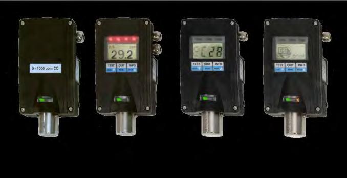 EC-28 / CC-28 Transmitters Combustible, toxic gases, oxygen and