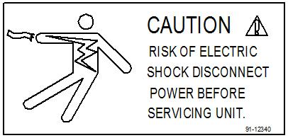 (2) WARNING LABELS & SAFETY INSTRUCTIONS This is the safety alert symbol.