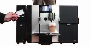 The wall terminal can also control the use of devices in your hotel. Coffee, snack or drinks machines, for example.