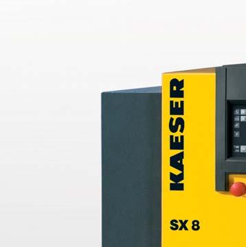Modular design Dependable performance More air for your money Kaeser s engineers have significantly boosted the performance of SX series compressors