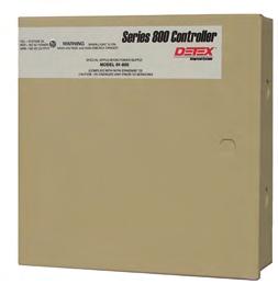84-800 / 85-800 Logic / Power Supply - Delayed Egress with Latch Retraction Detex 84-800 and 85-800 are logic and power supply controllers that provide both the electronic logic interface between the