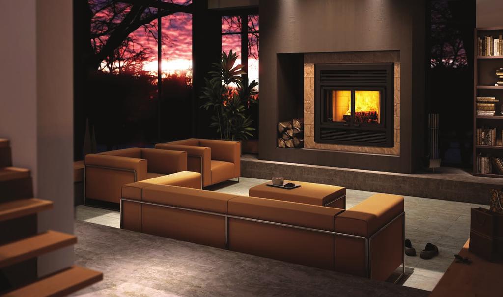 ME150 FACEPLATE INCLUDED SKU # VB00004 <<< WOOD FIREPLACE The Ventis ME150 wood fireplace was developed for the thrifty homeowner who still demands elegance, robustness and high quality.