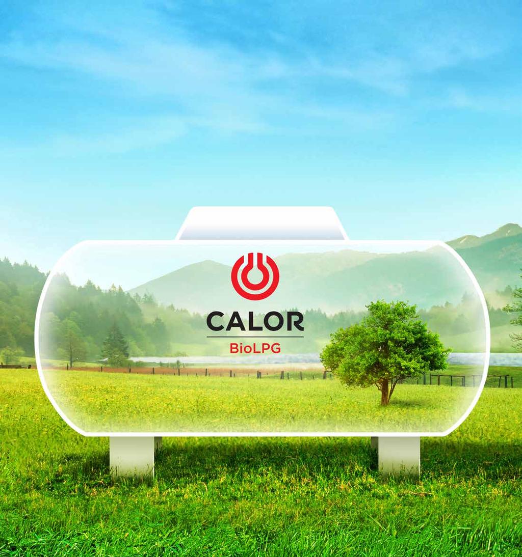 Introducing BioLPG, only from Calor. A small choice changes everything. BioLPG is 100% renewable energy.