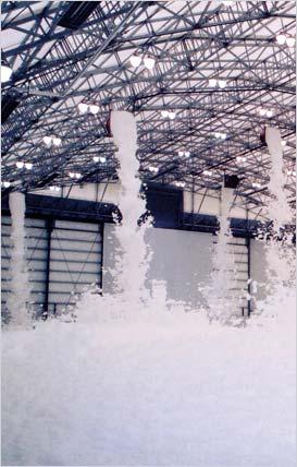 Application Foam Suppression Systems High-expansion foams are used when an enclosed space, such as a basement or hangar Low-expansion foams are used on burning