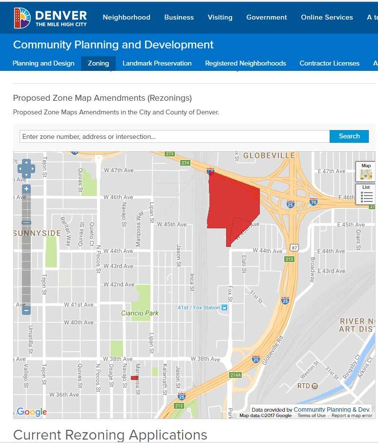 REZONING APPLICATIONS