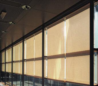 Roller Shades FR Our roller shades provide an excellent solution for controlling light and glare.