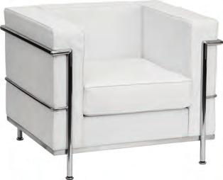 RES-CH-BK-001 White Leather  RES-CH-WH-002