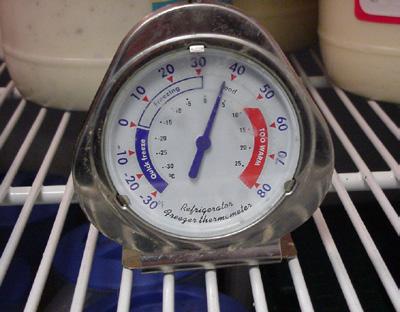 The danger zone is between 41ºF and 135ºF Maintain cold food at 41 F or below at all times Holding Temperatures Potentially hazardous foods need to be kept out of the danger zone as much as possible.