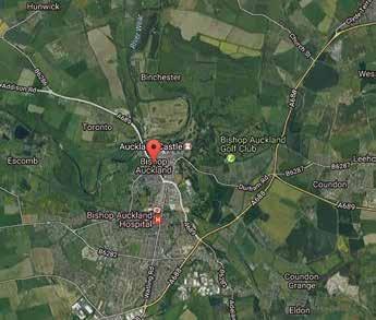 WOODHOUSE COMMUNITY PRIMARY SCHOOL, BISHOP AUCKLAND Figure 8: Location of Bishop Auckland INTRODUCTION Bishop Auckland is in the southern part of County Durham with the school located near the south