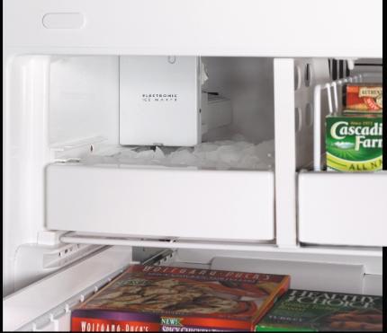 GEAppliances.com Show and tell. GE Profile Arctica and GE bottom-freezer refrigerators.