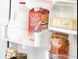 ClearLook adjustable door bins hold gallon-size containers with style and ease.