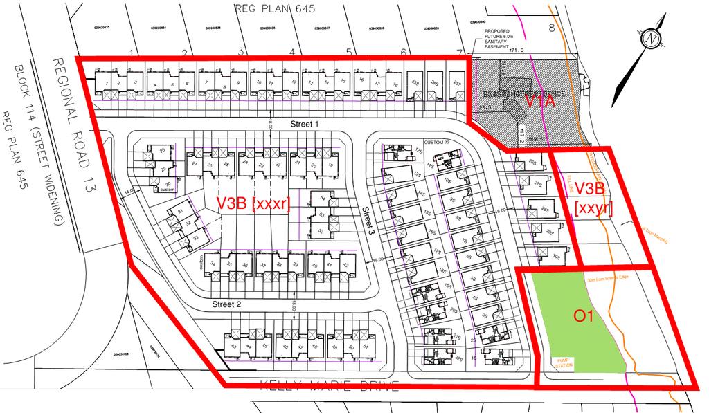 5.0 PROPOSED ZONING BY-LAW AMENDMENT A zoning amendment will be required to amend the subject property from V1A (Village Residential 1 Subzone A) to an appropriate V3 (Village Residential 3) subzone