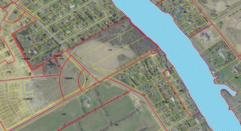 1.2.3 Existing Zoning (City of Ottawa Zoning By-Law 2008-250) Subject Site Figure 5: Existing Zoning The Site is currently zoned V1A, Village Residential First Density Zone Subzone A, as shown on