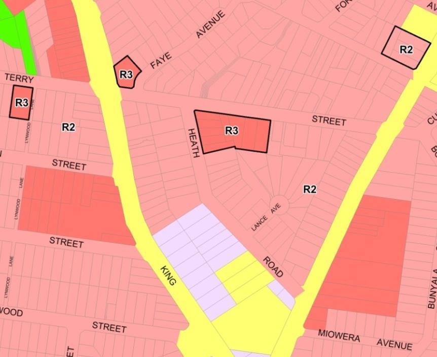(Terry Street) Rezone from R3 Medium Density Residential to R2 Low Density Residential