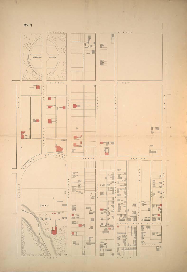 Results of Work to Date: Historic Research Park Lots owned by the Jarvis Family and the Allan Family were subdivided in the mid 19 th century