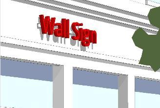 Wall Signs: Flat signs, channel lettering,