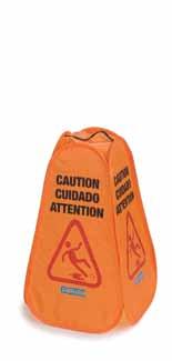 Caution Pop Up Cones 360 visibility Caution message appears in English, Spanish and French 36943 36942 industrial Supply Case for 36942 Pop Up Caution Cone Caution Barrier Two-sided barrier Caution