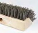Boar Bristle Bleached and sterilized bristles can withstand temperatures of up to 500 F. Double boiling process ensures integrity of bristles over long life.
