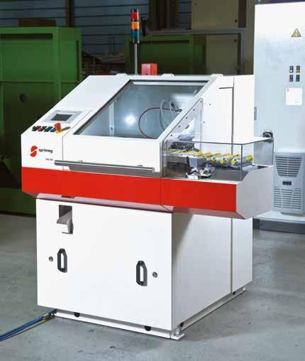 All Sprimag latexing machines with direct latexing on the conveyor belt can be easily integrated into automatic tube production lines and cover the entire production speed range up to