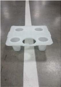 34 3. Assemble salt grid (4 feet, 1 base). Feet clip into the bottom of the base. 4.