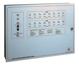 SECTI 4: page 5 12-24 Zone Control Panels For larger applications a 12,16 or 24 zone conventional panel is available together with complementary repeat panels.